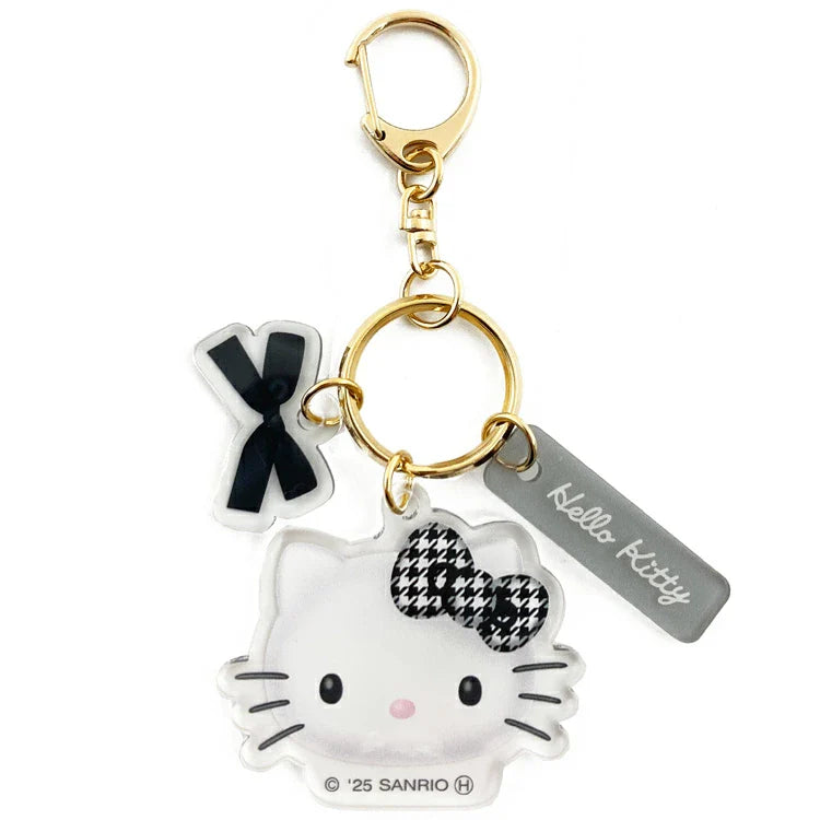 SANRIO | Hello Kitty Key Ring Keychain W52 x H116 x D3mm (Monotone)