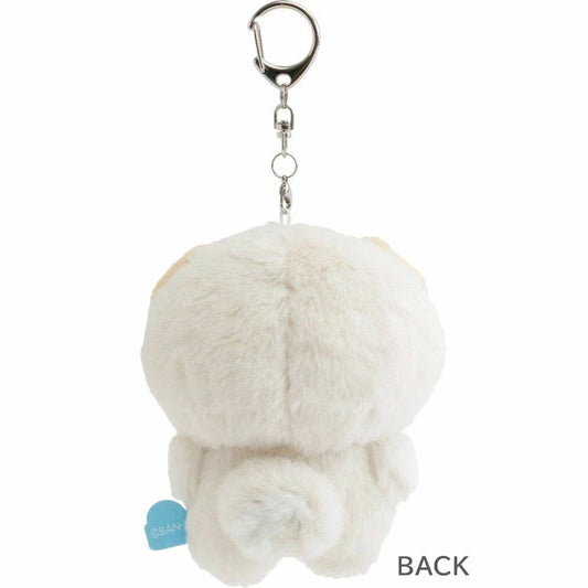 SAN-X | Yorisoi Pokanto Mini Hanging Plush Keychain Bag Cham Mascot Holder with Carabiner 105 x 80 x 50 mm (Pokantotan