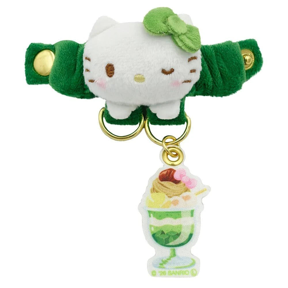 SANRIO | Hello Kitty Super Rare Matcha Sweets Pair Strap Holder Matcha Parfait 60x90x160mm