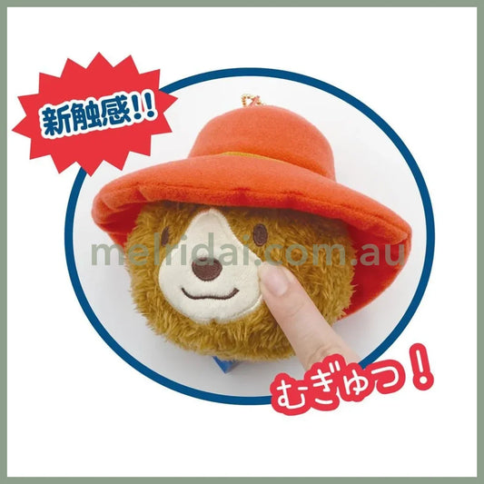 Paddington Bear | Squishy Plush Keychain Bag Charm Mascot Holder 107 x 137 x 116mm (Smile)
