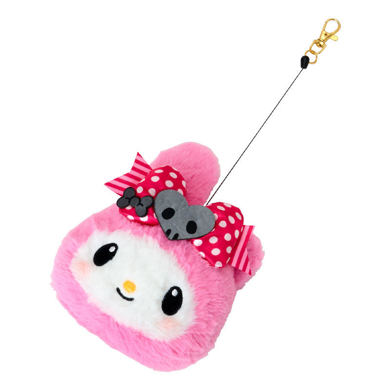 SANRIO | Kuromi Pass Case W18 x H14.5 x D6 cm (My Melody 50th Anniversary & Kuromi 20th Anniversary/Black Pink Party)