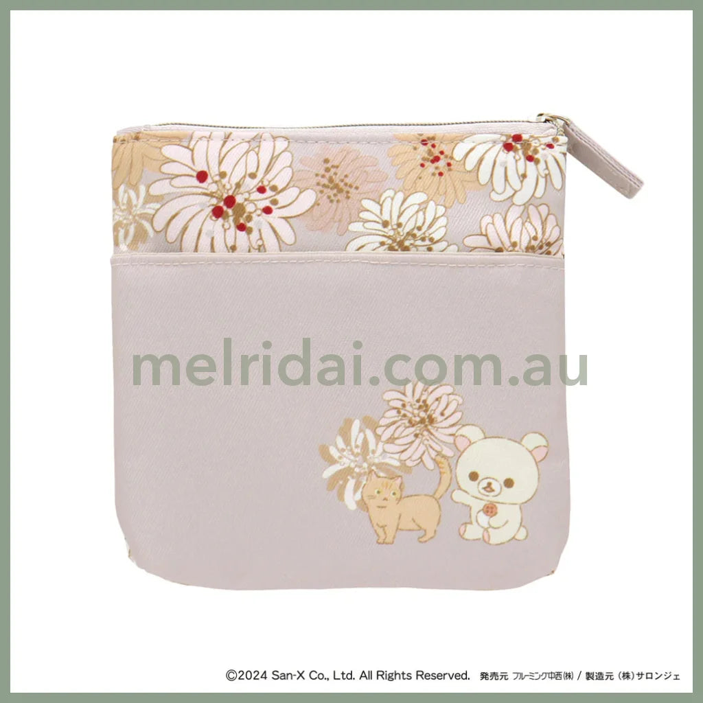 Paul & Joe X Rilakkuma | Flat Pouch 14×14Cm