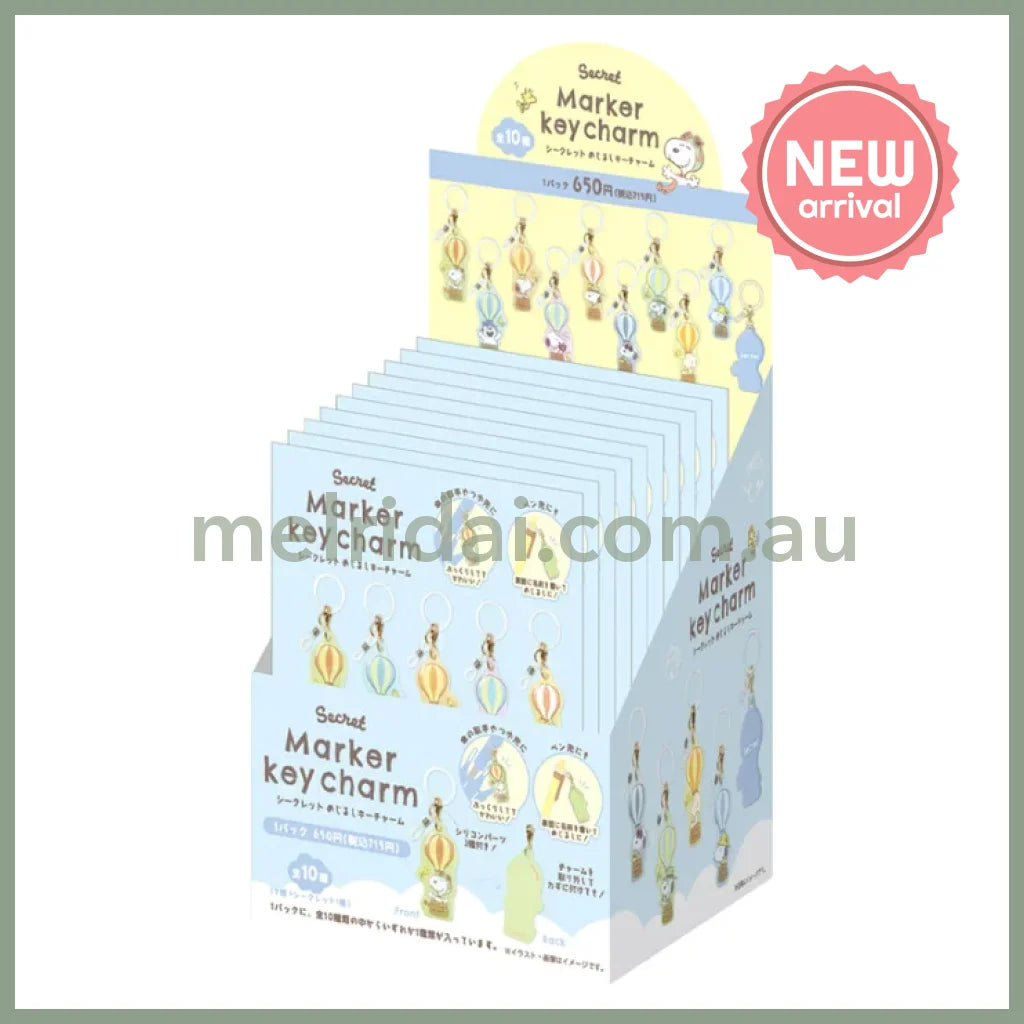 PEANUTS | Secret Snoopy Sign Key Charm Acrylic Keychain Blind Bag 25x50x3mm