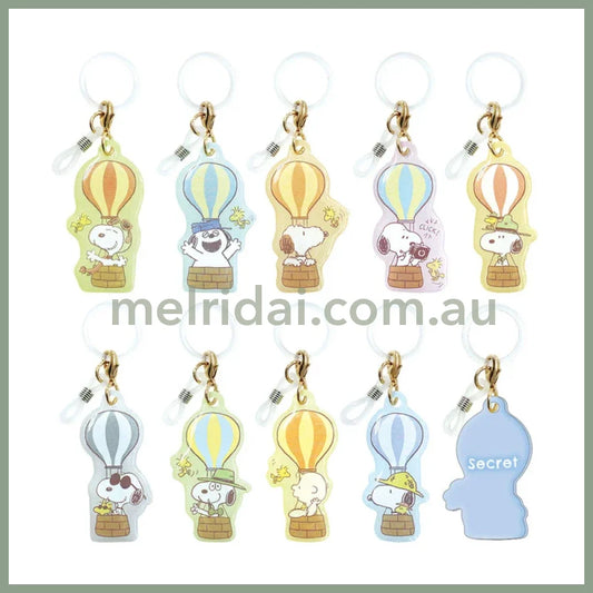 PEANUTS | Secret Snoopy Sign Key Charm Acrylic Keychain Blind Bag 25x50x3mm