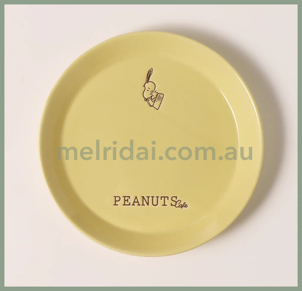 Peanuts | Snoopy Cafe Mug / Plate Plate - Yellow 204×H27Mm