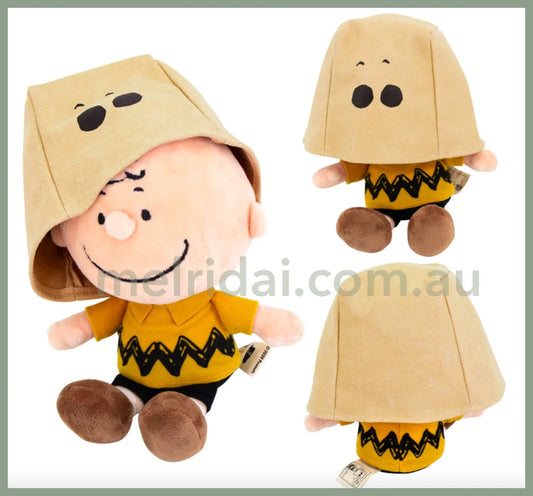 Peanutssnoopy Charlie Brown & Mr.sack Plush W15 X H15.5 D10Cm