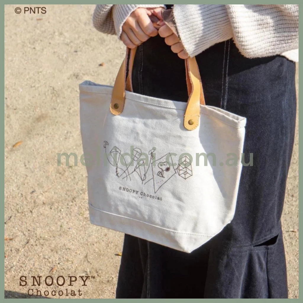 Peanuts | Snoopy Chocolat Mini Tote Bag Limited Edition White