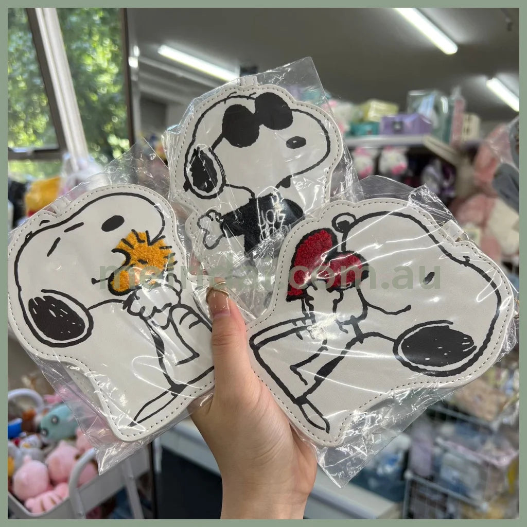 Peanuts | Snoopy Die-Cut Pass Case With Reel Commuter Ic Card //