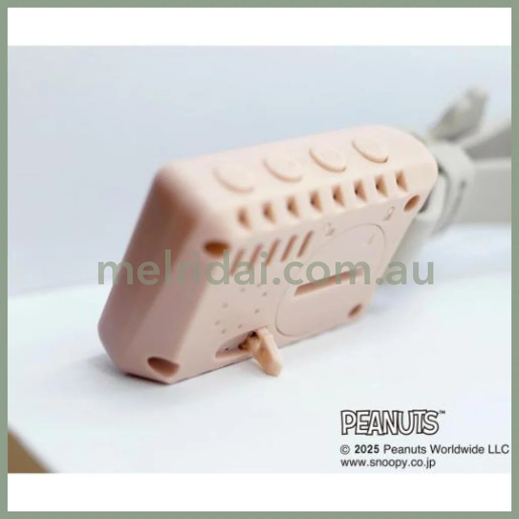 Digital Clock Temperature and Humidity Watch Beige