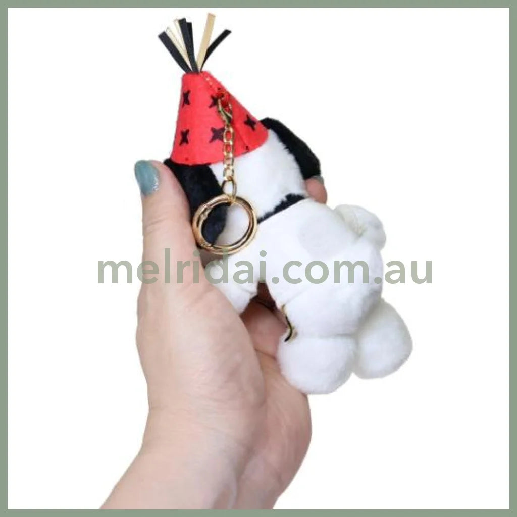 PEANUTS | Snoopy Hat Plush Keychain Bag Charm 150 x 80 x 70mm (75th Party)