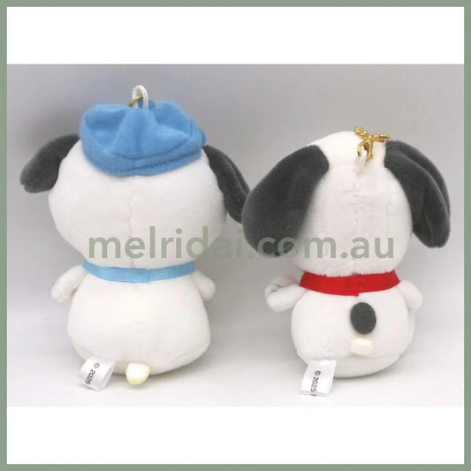 PEANUTS | Snoopy & Olaf Plush Keychain Mascot Holder Set H180×W130×D70mm & H180×W130×D70mm
