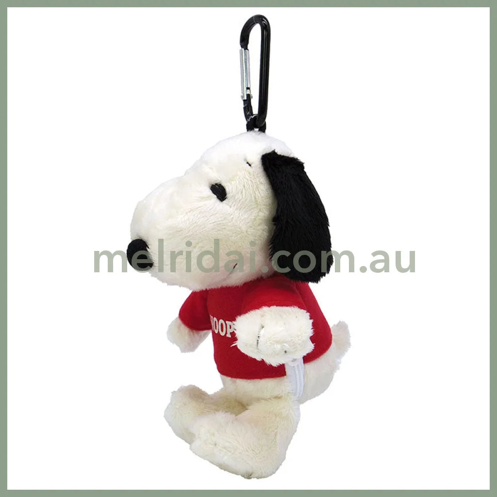Peanuts | Snoopy Plush Eco Bag H19 X W14 D12Cm (Red)