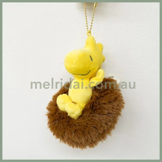 Peanuts | Snoopy Woodstock Mascot Holder Keychain 史努比 小鸟糊涂塌客 毛绒挂件/包挂/钥匙链 疗愈系列 Nest 鸟巢