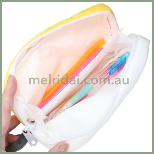 PEANUTS | Twin Fluffy Plush Pen Case 19×10×5cm (Snoopy & Woodstock)