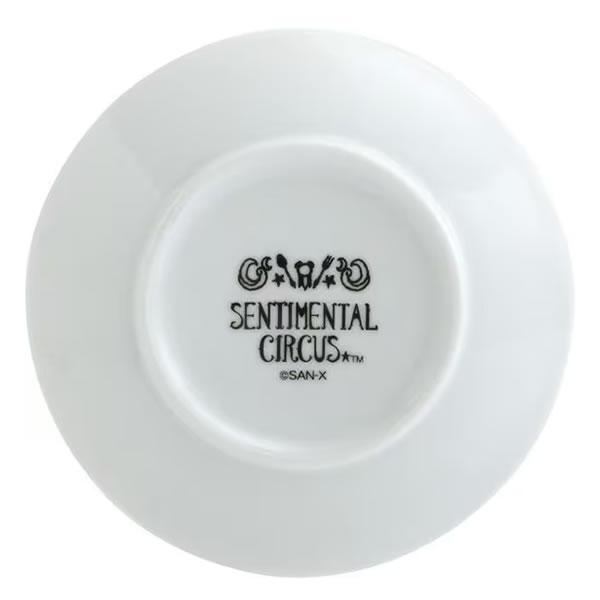 San-X | Sentimental Circus Mini Plate Set 15×Φ100mm (Tonight at the Shirokurokogumaza Tea Salon)