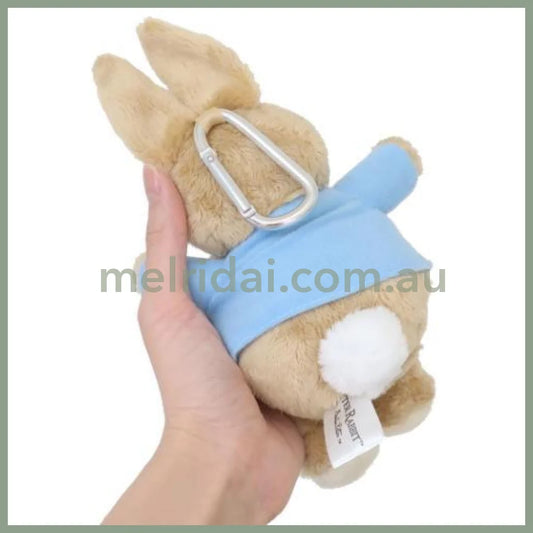 Peter Rabbit | Mascot Holder Plush Keychain with Carabiner Foldable Eco Bag H25×W12×D9cm