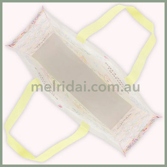 【Pick Up Only】Disney | Shopping Bag 35×45×14Cm (Come Find Spring!) 东京迪士尼 编织购物袋/蛇皮袋/按扣(春日系列)