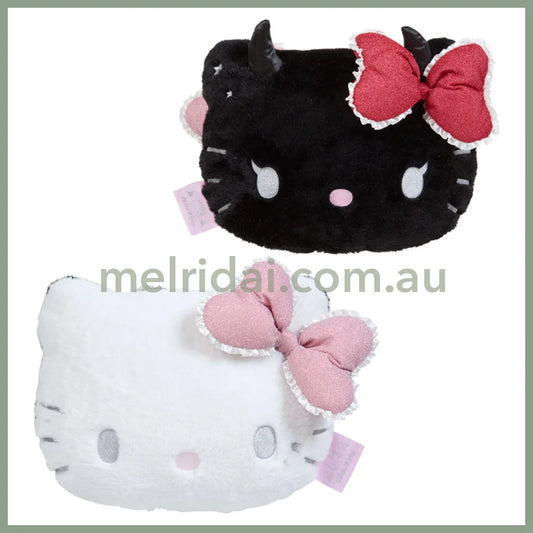 Sanrio | Hello Kitty Face-Shaped Two-Side Cushion 43 X 18 30Cm (Angel Little Devil Design)