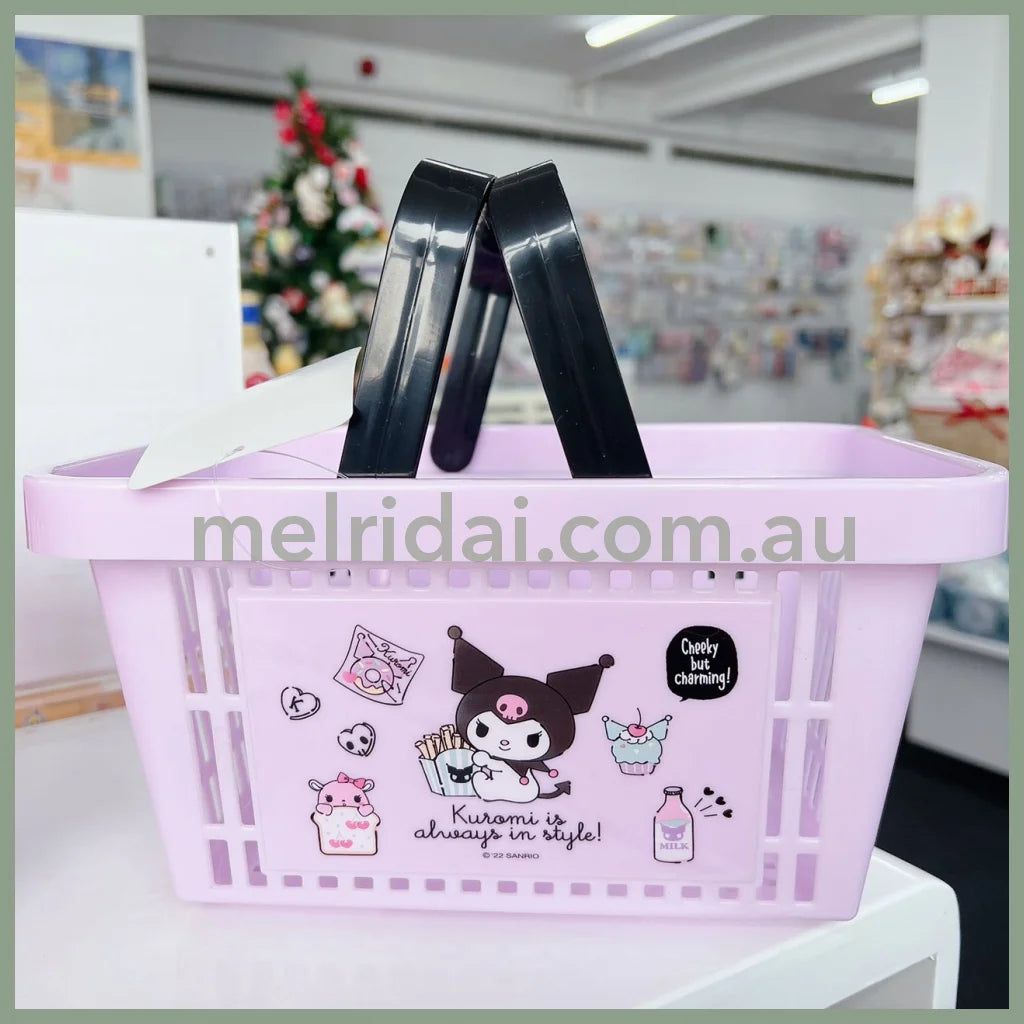 Made In Japansanriomini Shopping Basket Stackable 24.9×18×13 Cm