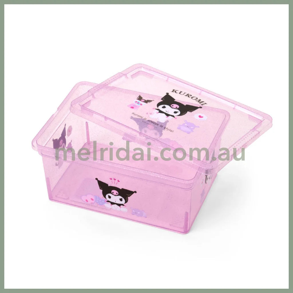 【Pick up only】SANRIO | Storage Case 24.7×17.5×11cm (Kuromi)