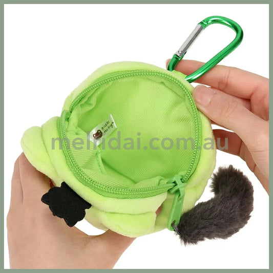 Pickles the Frog | Bag Charm Carabiner Pouch with Pierre Basic 90×120×35mm