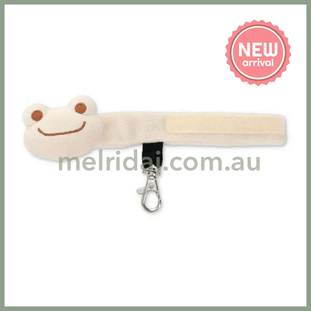Pickles the Frog | Bag Key Holder H2×W8cm (Ivory Color)