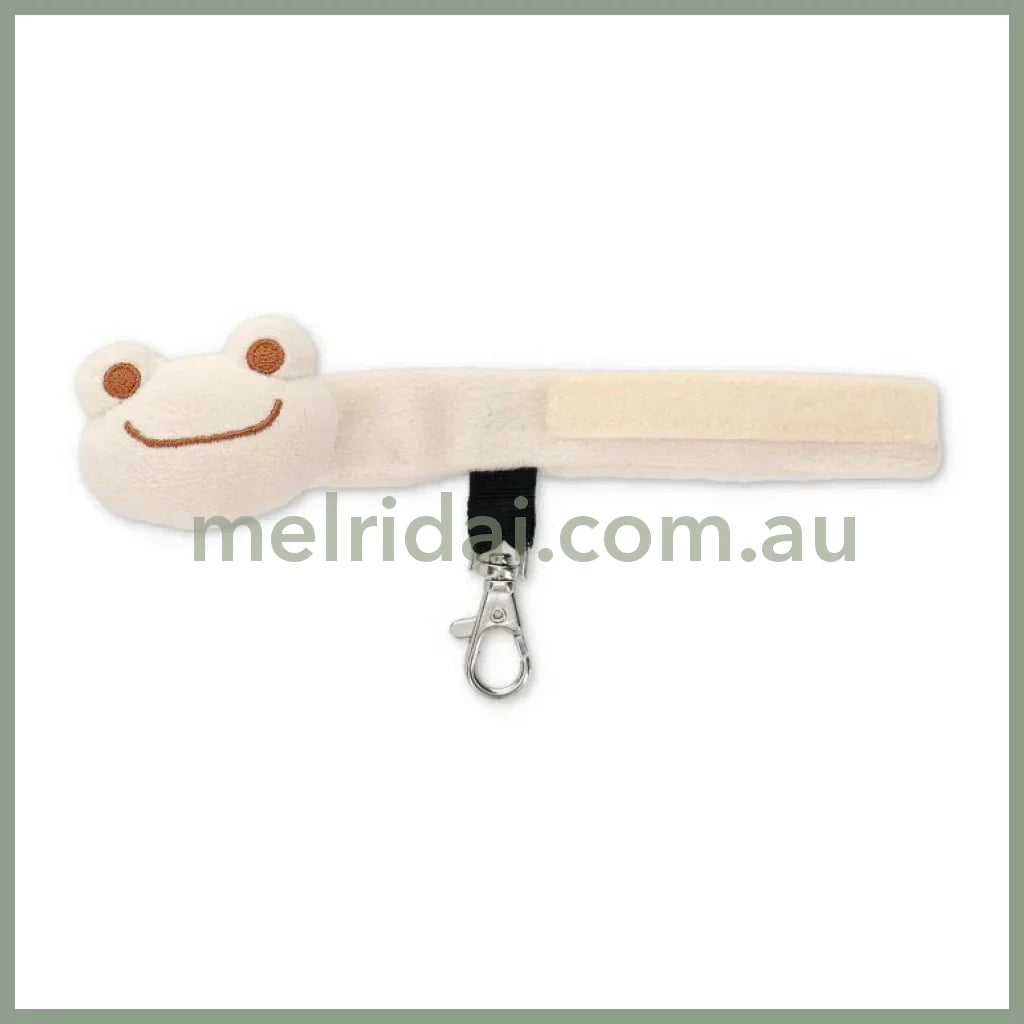 Pickles the Frog | Bag Key Holder H2×W8cm (Ivory Color)