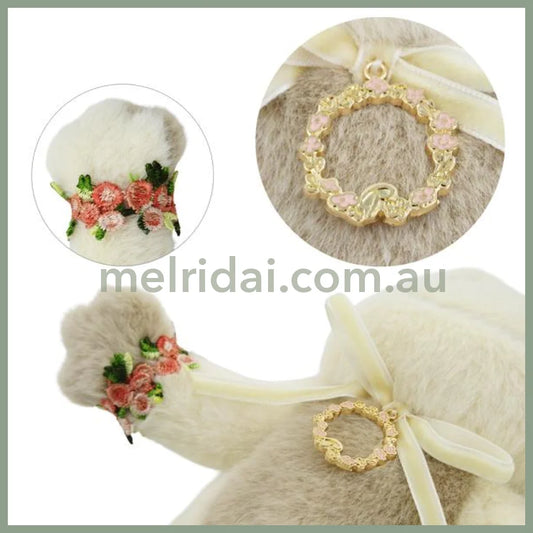 Pickles the Frog | Bean Doll Plush Toy 15.5×13×14cm (Enchante Beige)