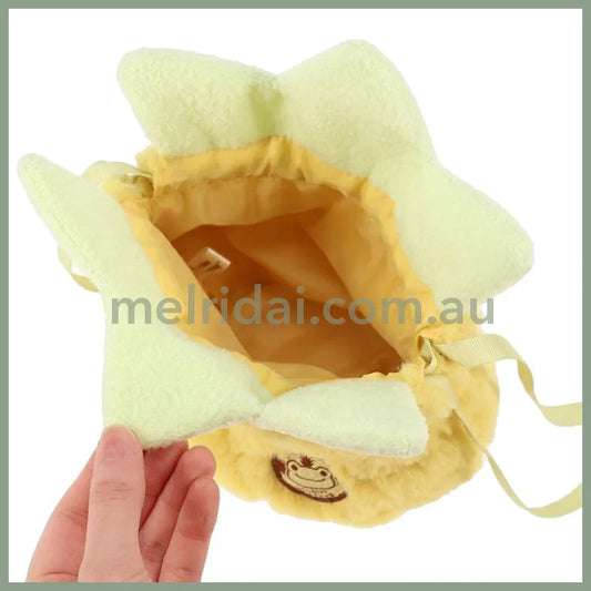 Pickles the Frog | Drawstring Pouch Always Fruits H17.5×W13×D8.5cm (Pineapple)