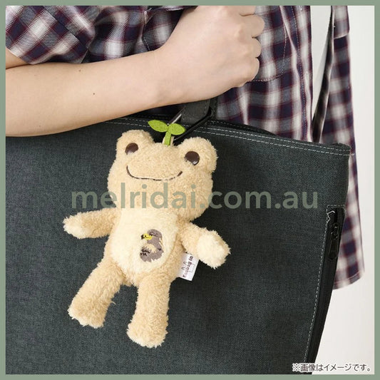 Pickles the Frog | Eco Shopping Tote Bag Bag Charm with Carabiner (Golden Eagle)