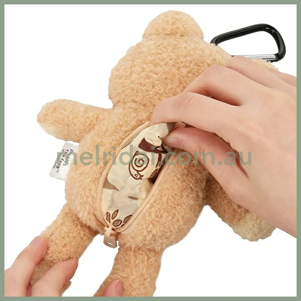 Pickles the Frog | Eco Shopping Tote Bag Bag Charm with Carabiner (Golden Eagle)