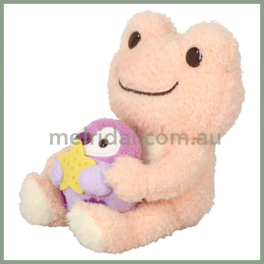 Pickles the Frog | Plush Doll Toy H15×W11×D13cm (Sea Friends Penguin)