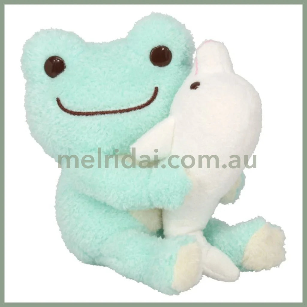 Pickles the Frog | Plush Doll Toy H15×W15×D9cm (Sea Friends Dolphin)