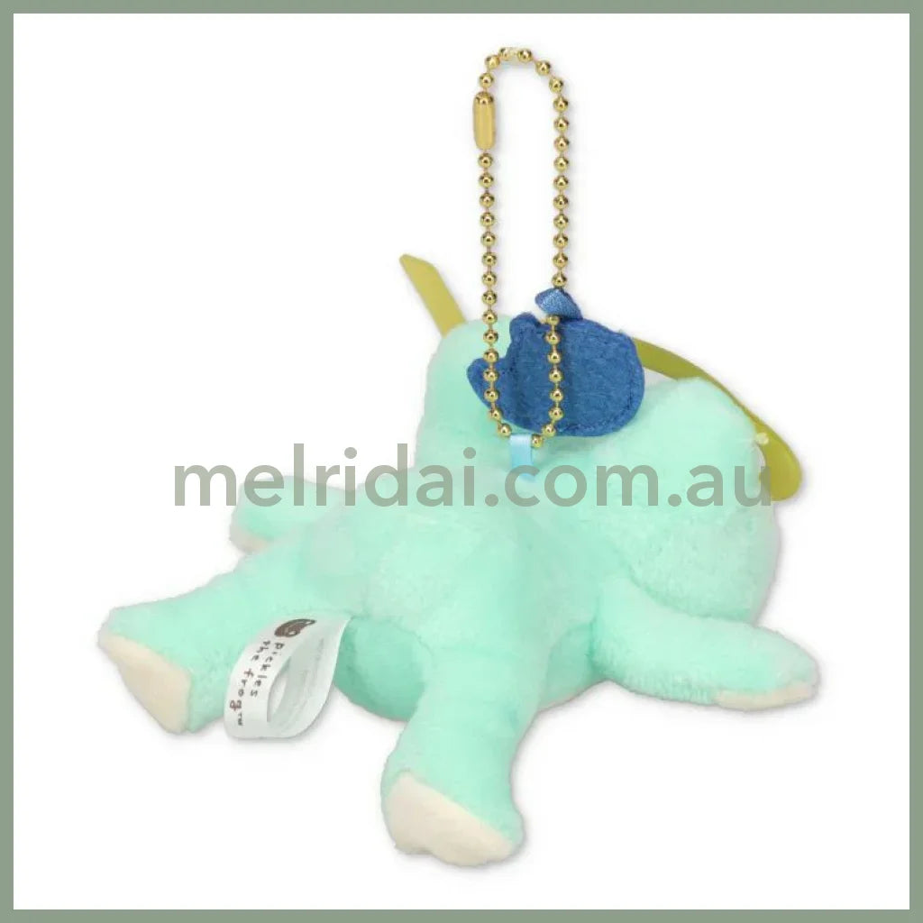 Pickles the Frog | Plush Keychain Mascot Holder H6×W9.5×D10.5cm (Sea Friends Snorkel)