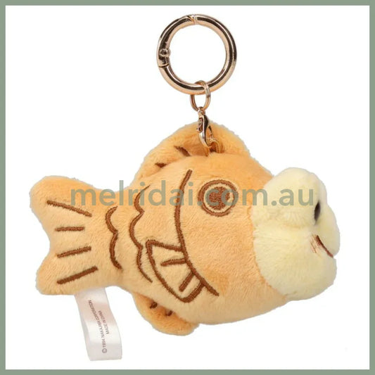 Pickles the Frog | Plush Keychain Mascot Holder H7×W5×D9.5cm (Retro Cafe Taiyaki)