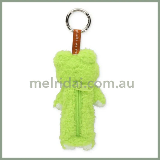 Pickles the Frog | Plush Lip Case Mini Case Plush Keychain Bag Charm 120×70×40mm