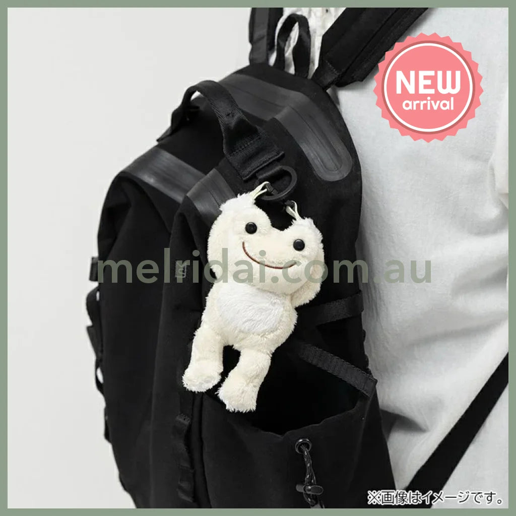 Pickles the Frog | Plush Pouch Hanging Pouch Basic 180×90×45mm (White)
