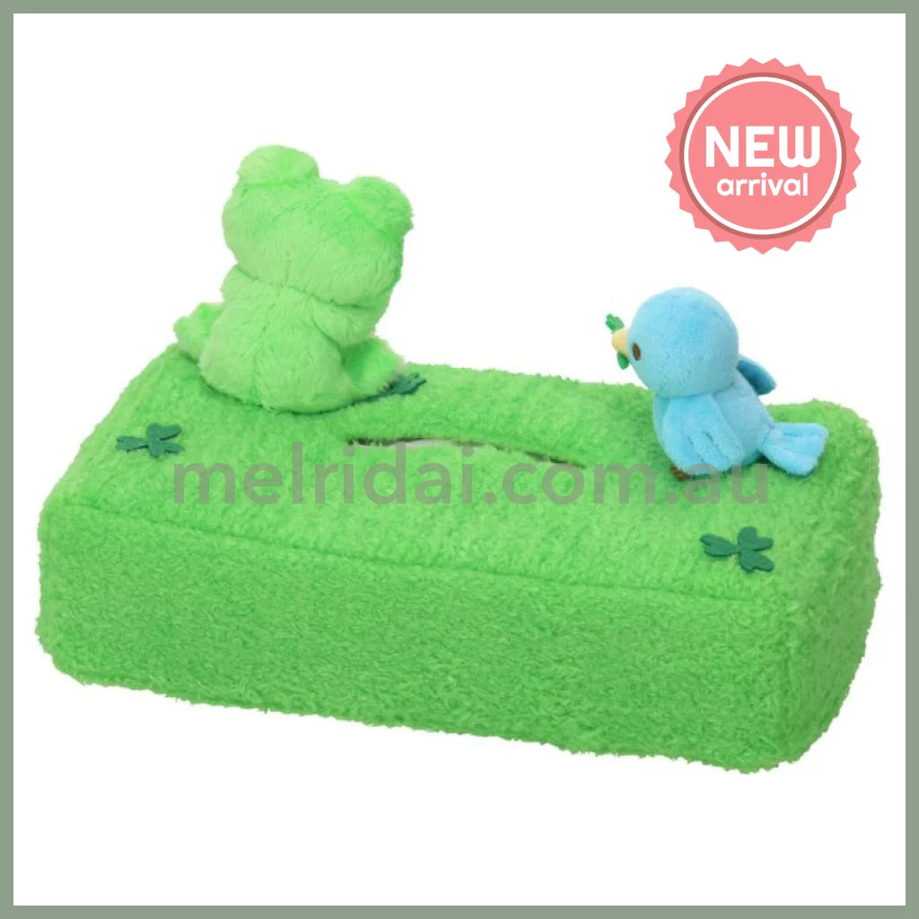 Pickles the Frog | Plush Tissue Box Cover 4548643210180 (Rabbit Wakaba Green)