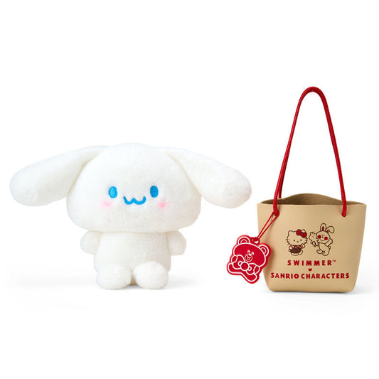 Sanrio x SWIMMER | Plush Toy Plush Doll with Bag (Cinnamoroll)