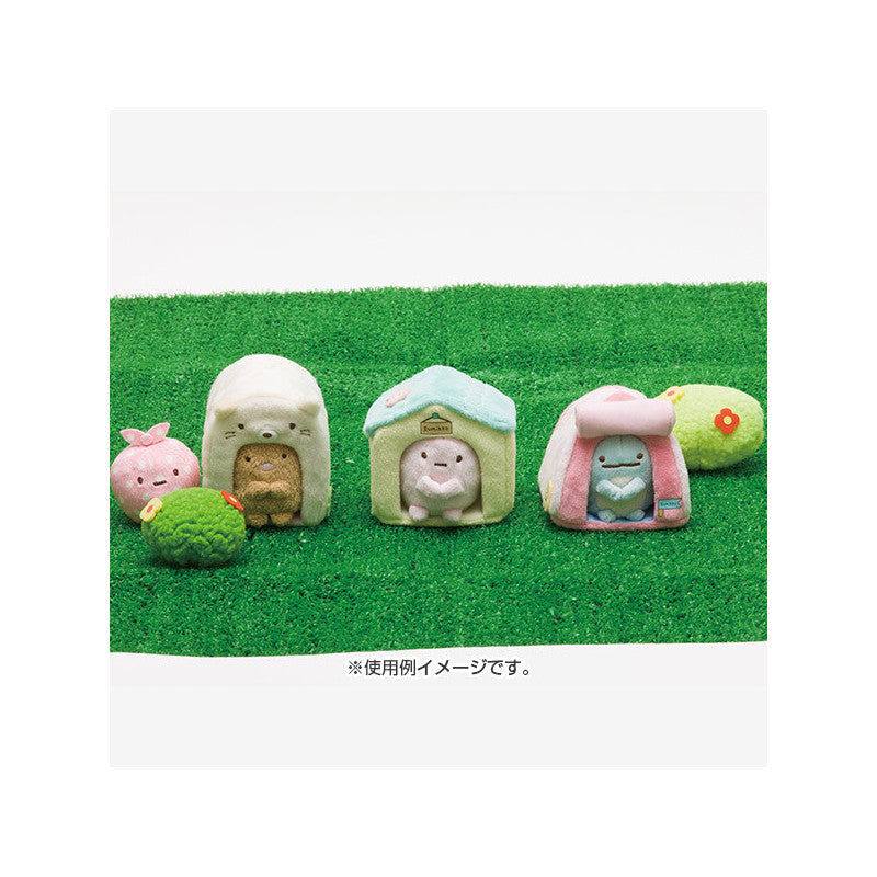 SAN-X | Sumikko Gurashi Tenori Plush SS 75×75×65mm (Green Roof House)