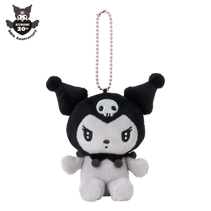 SANRIO | Kuromi Black Mascot Holder Plush Keychain Bag Charm 12cm (20th Collection)