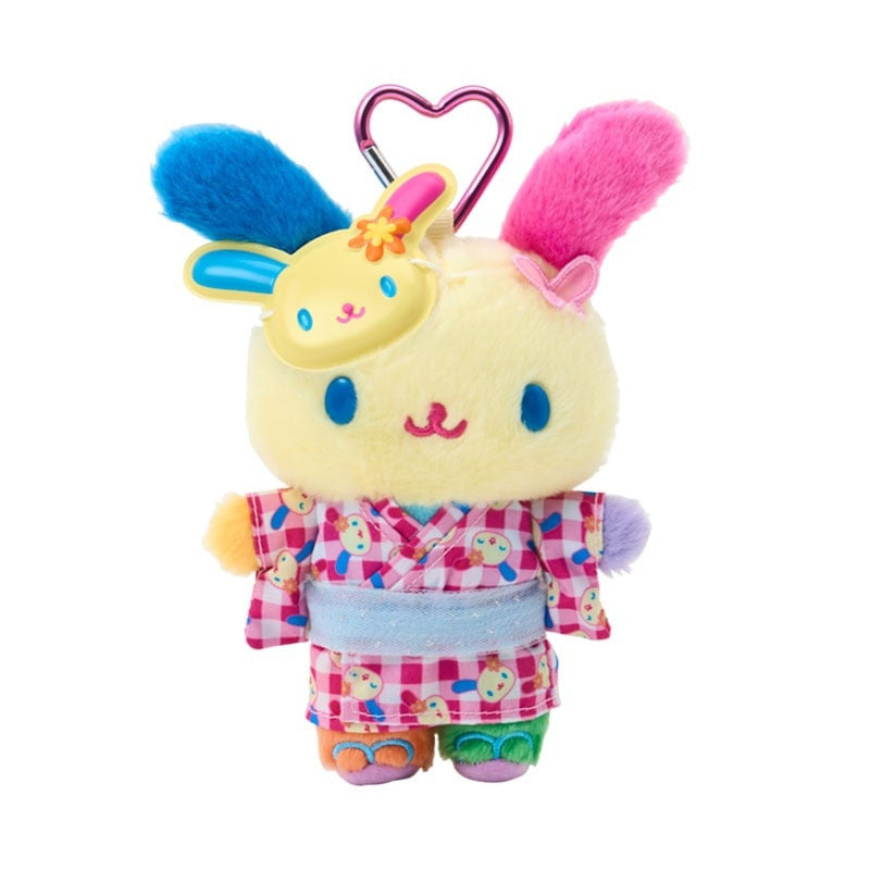 SANRIO | Usahana Mascot Holder Bag Charm Keychain 120×70×150mm (Summer Sparkle Festival)