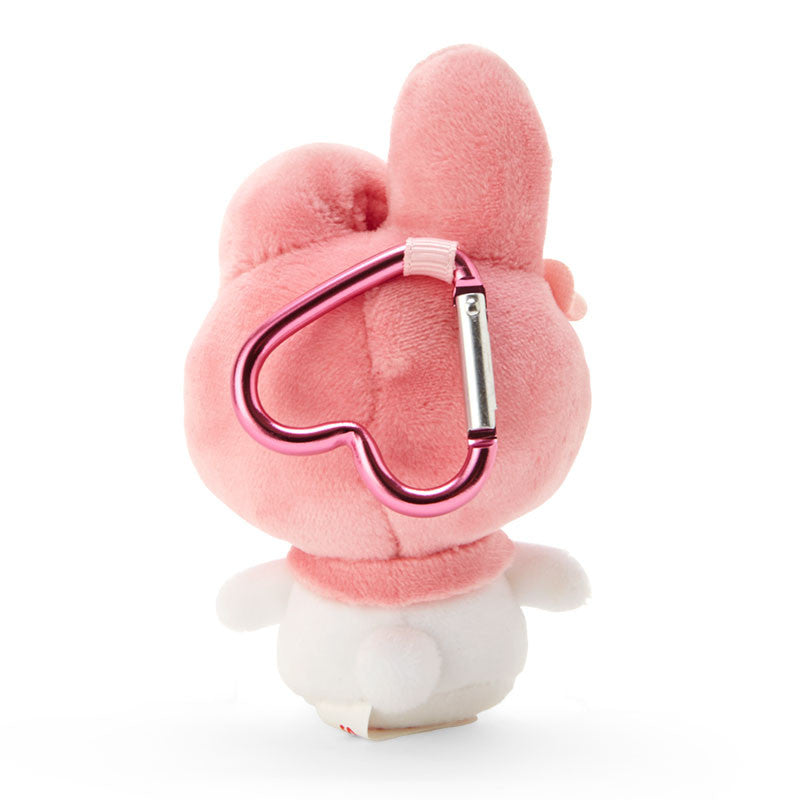 Sanrio|My Melody Plush Mascot Holder With Heart Carabiner About 9Cm