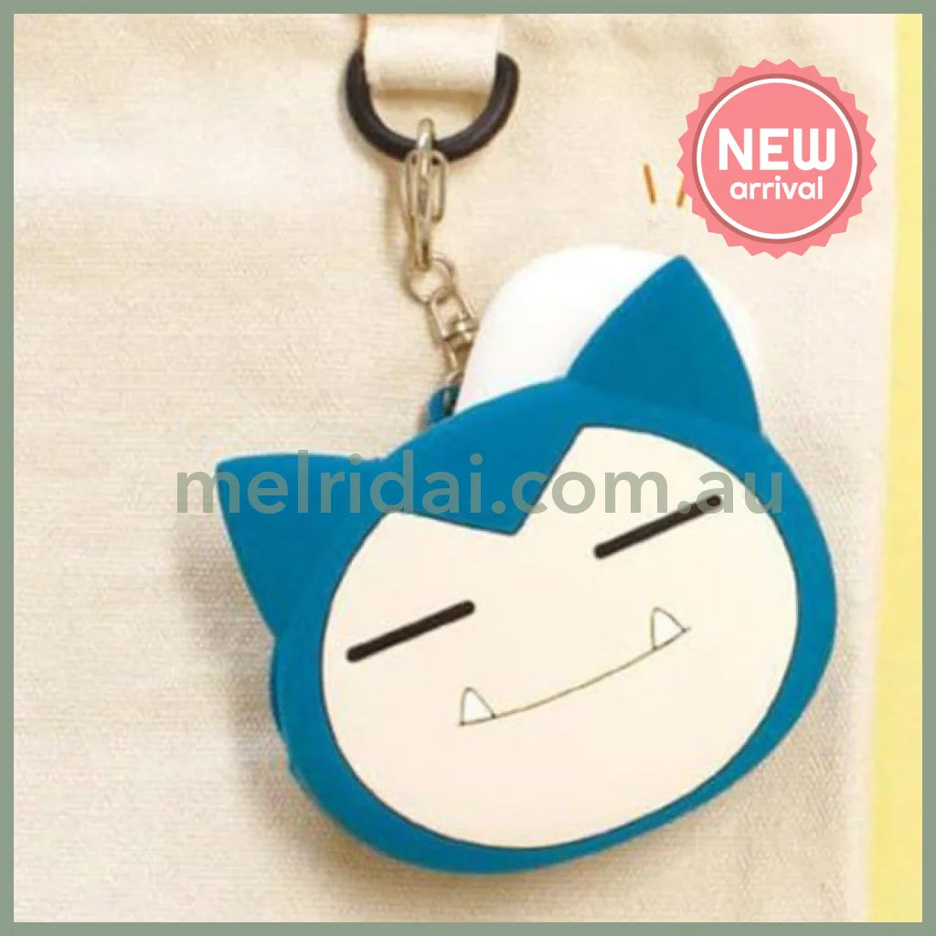 Pokémon | Mini Silicon Snorlax Keychain Mini Pouch for Coins and Airpods 8 x 8.8 x 2 cm