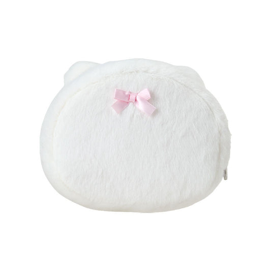 SANRIO | Hello Kitty Face-shaped Pouch 22.1 x 13.3 x 8.7cm (White Cat Ballerina)