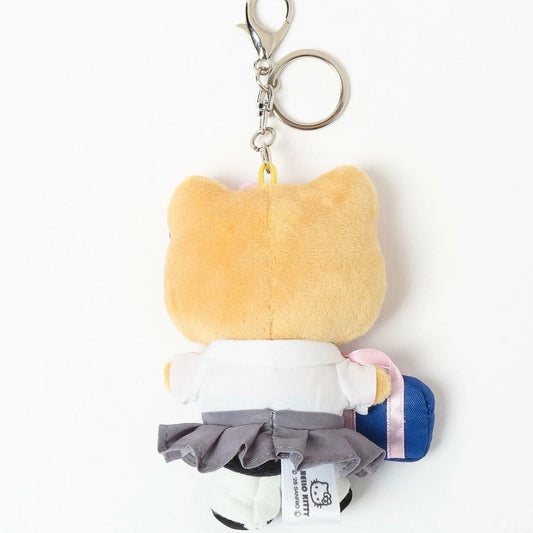 SANRIO x 10C REPIPI | Hello Kitty Mascot Fur Keychain Mascot Holder Bag Charm 100 x 55mm (Heisei Tanned)
