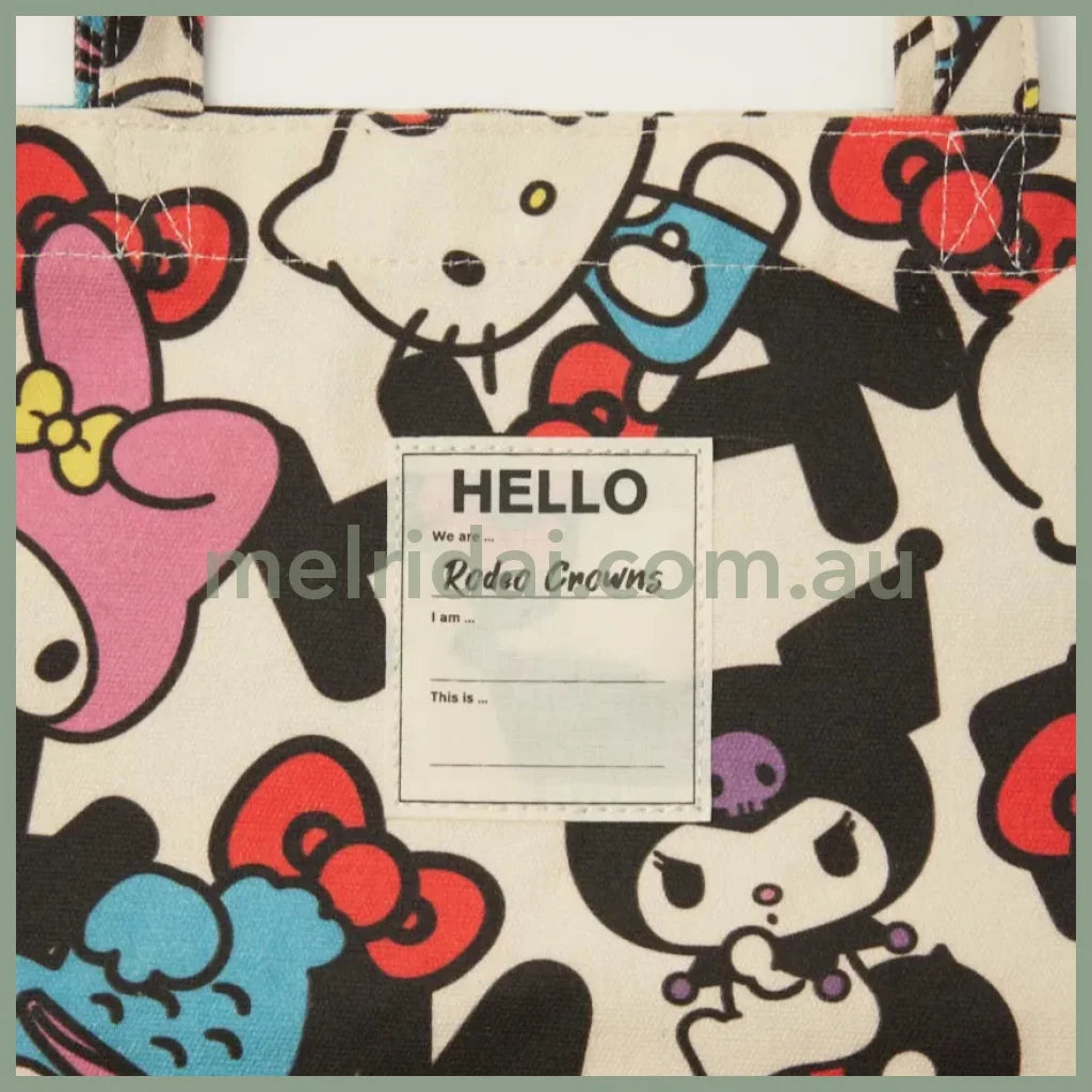 RODEO CROWNS x SANRIO | Canvas Tote Bag 42 x 37 x 60cm