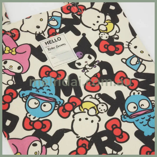 RODEO CROWNS x SANRIO | Canvas Tote Bag 42 x 37 x 60cm
