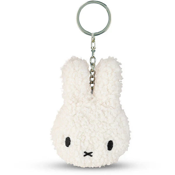 MIFFY | Flat Keychain Eco Tiny Teddy 10cm 100% recycled PET (White)