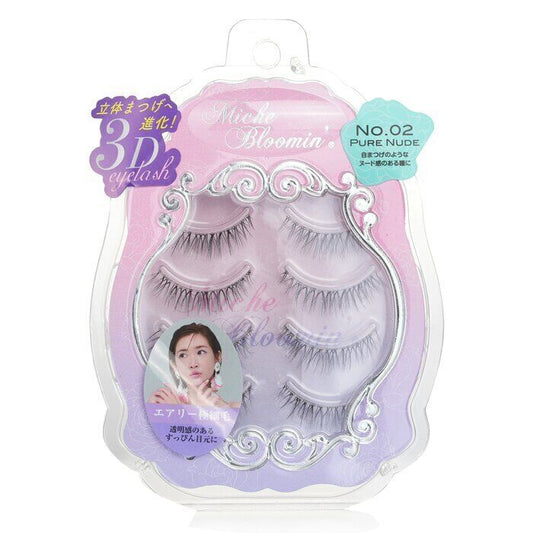 Miche Bloomin | Eyelashes 4 Pairs 3D 02 Pure Nude